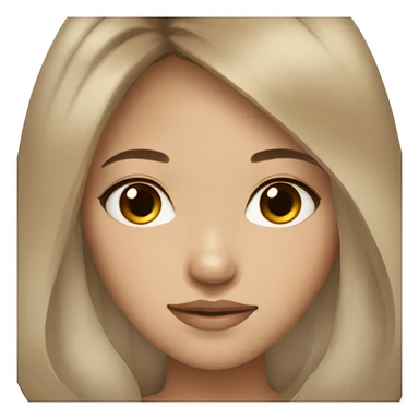 stunning asian girl light brown hair  sticker