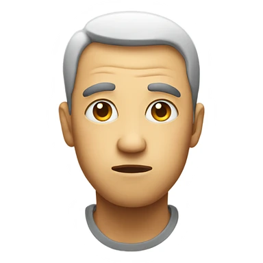 Staring face  sticker