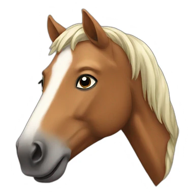horse-happy sticker