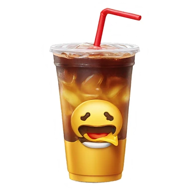 mc donald drink sticker
