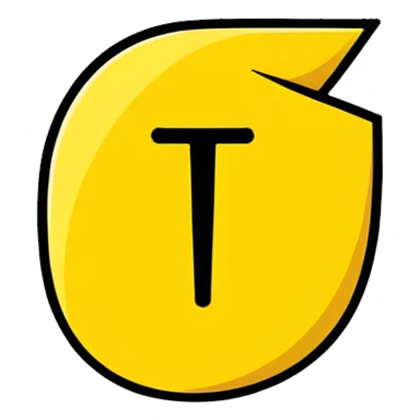 Explanation point sticker