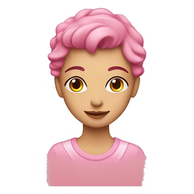 In love pink sticker