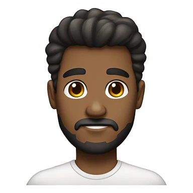 Homem negro, barba branca, careca, magro sticker