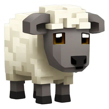minecraft sheep  sticker
