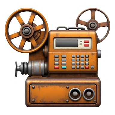 1980s machinery and equipment sticker