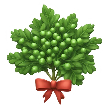 Mistletoe hanging sticker