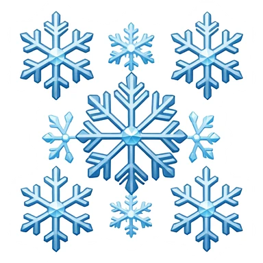 снежинки sticker