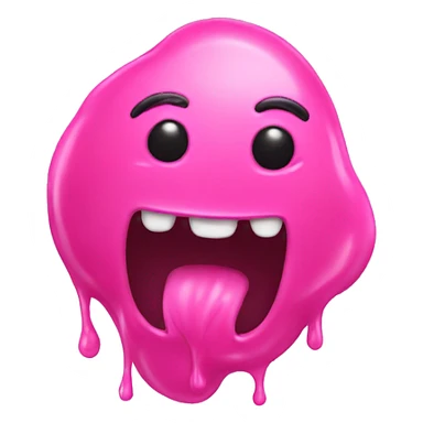 Slime pink  sticker