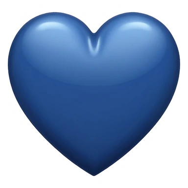 Navy heart sticker
