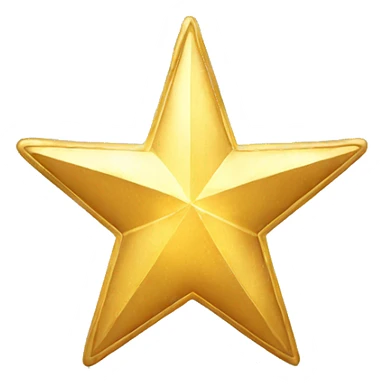 Gold star sticker