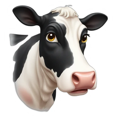 Udder cow sticker