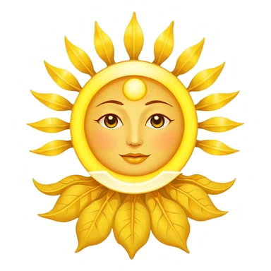 the sun tarot card sticker