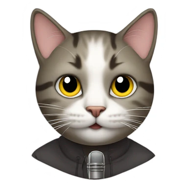 cat music sticker