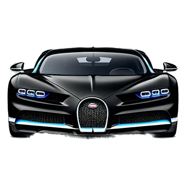 Bugatti Chiron Black sticker