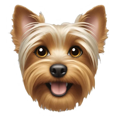 Rat face yorkie sticker