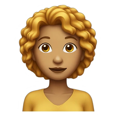 Woman dressed in lion sticker