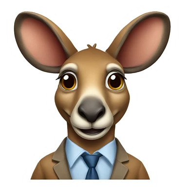 a voting kangaroo  sticker