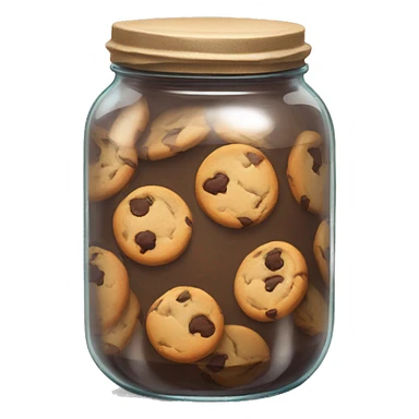 A jar full of cookie  sticker