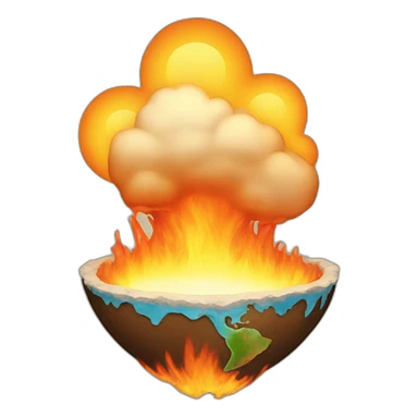 earth warming sticker