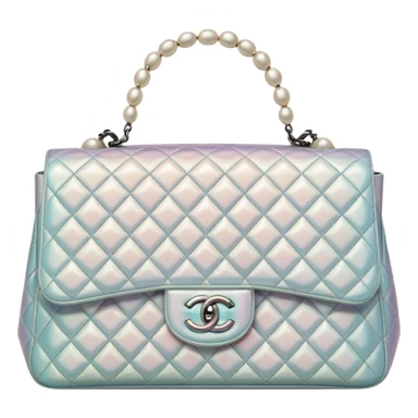 chanel pearl bag sticker