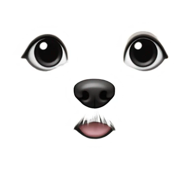 Cute Maltese puppy head sticker