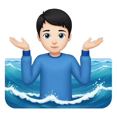 검은 머리의 소년, 옷을 입고 있는 바다를 좋아하고, 완벽을 추구하는, 귀여운, 게임을 좋아하는, 바다를 좋아하고, 바다를 좋아하고, 바다를 좋아하고 sticker