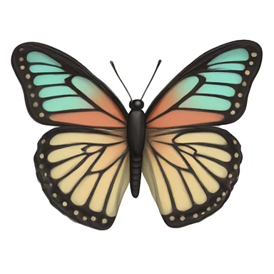 butterfly net sticker