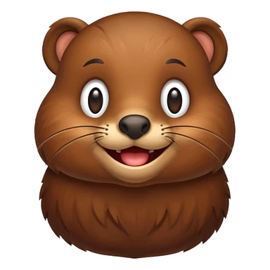 beaver emojis funny sticker
