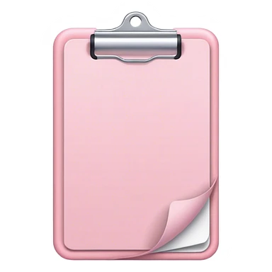light pink notepad sticker