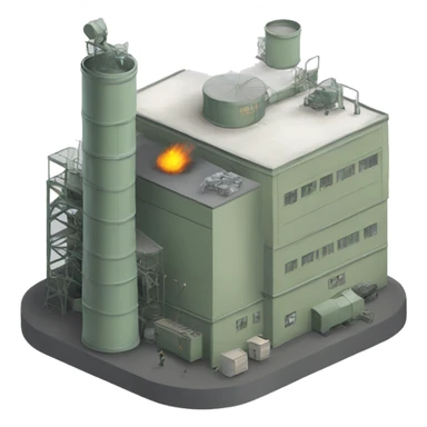 military factory sticker