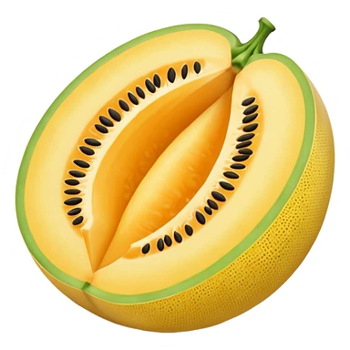 whole yellow melon sticker
