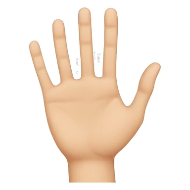 Hands fingers toes sticker