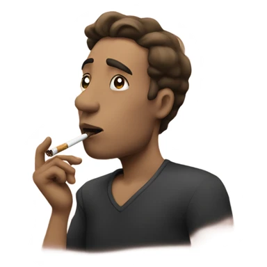 Me smoking sticker