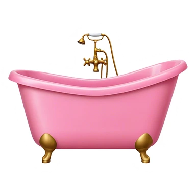 pink bathtub sticker