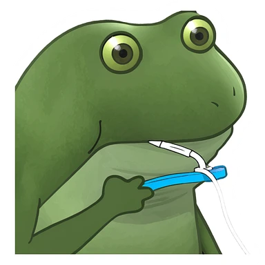  floss for teeth  sticker