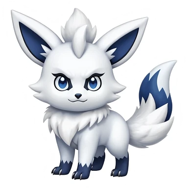 Zangoose-Absol-Meowstic-Fakémon-hybrid-creature (full body)  sticker