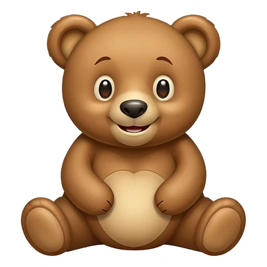 Hug bear smile sticker
