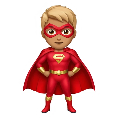 holiday superhero sticker