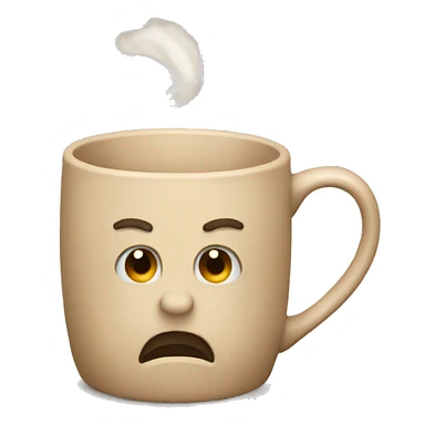 beige mug sticker