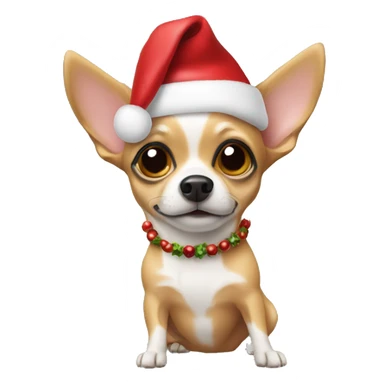 Chihuahua at Christmas  sticker