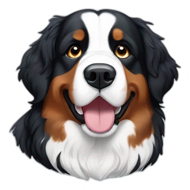 Bernese Mountain dog Snow sticker