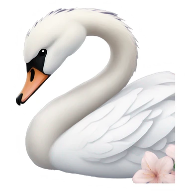 pretty aesthetic swan sticker