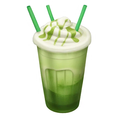 iced matcha tea latte sticker