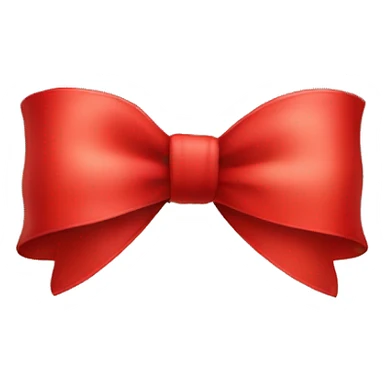 Red Christmas Bow sticker