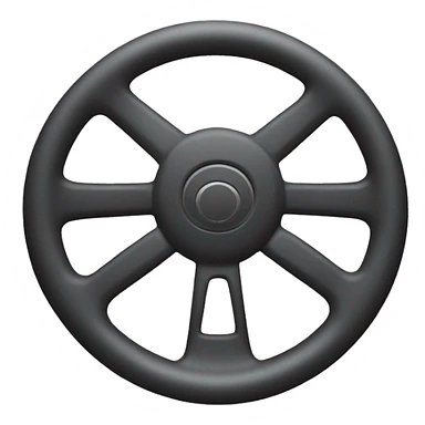 steering wheel with hand steering sticker