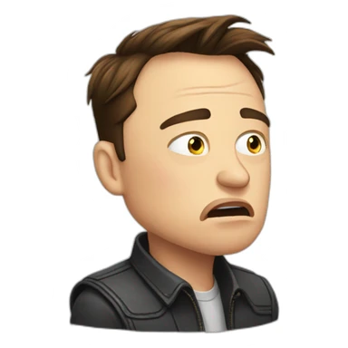 elon musk crying sticker