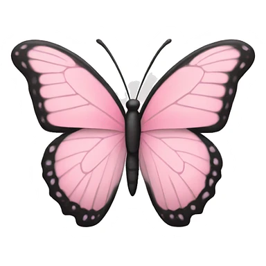Light pink butterfly  sticker