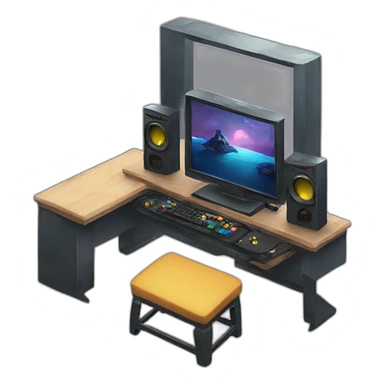 Gaming Setup sticker