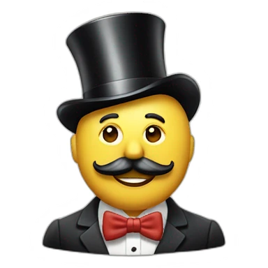 Le monsieur du monopoly sticker