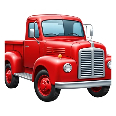red truck sticker